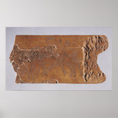 rendierhoorn gekaard met herten en luipend poster (Voorkant)