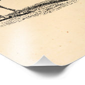 rendierillustratie - Kerstmis van 1800 Foto Afdruk (Hoek)