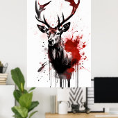 Rendierinkt schilderen poster (Thuiskantoor)