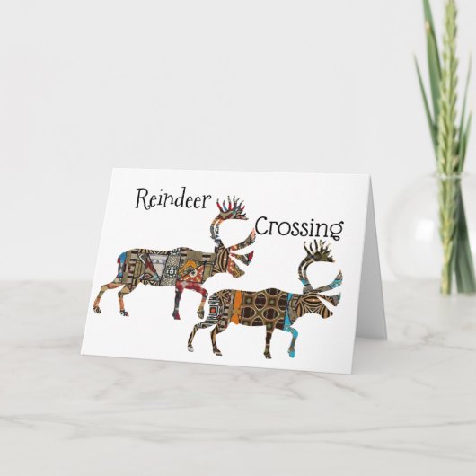 rendierkaart kaart (Voorkant)