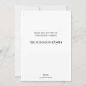 rendierkaart winterwinterwinterwintervakantie feestdagenkaart (Achterkant)