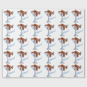 rendierkaas cadeaupapier (Vlak)