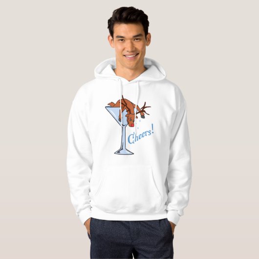 rendierkaas hoodie (Voorkant volledig)