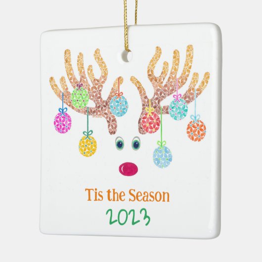 rendierkeramisch siermiddel keramisch ornament (Links)