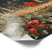  rendierkerst foto afdruk (Hoek)