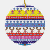 rendierkerst keramisch ornament (Voorkant)