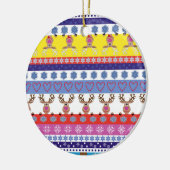 rendierkerst keramisch ornament (Links)