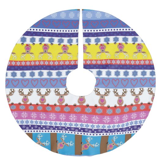 rendierkerst kerstboom rok (Voorkant)