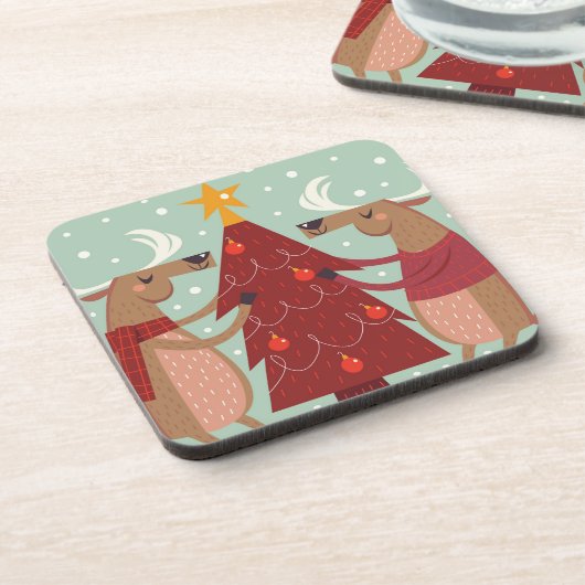  rendierkerst onderzetter (Linkerzijde)