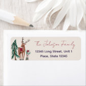 Rendierkerstboom Etiket (Insitu)