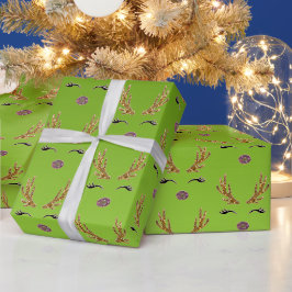 Rendierkerstgeluk Cadeaupapier