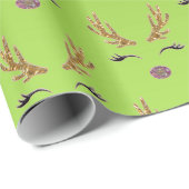 Rendierkerstgeluk Cadeaupapier (Rol Hoek)