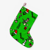 rendierkerstmis befana kleine kerstsok (Voorkant (Hangend))