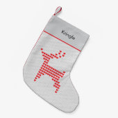 rendierkersttrui kleine kerstsok (Voorkant (Hangend))