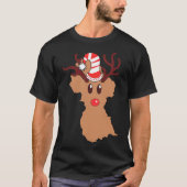 Rendierkop Guyana Reindeer Antlers T-shirt (Voorkant)