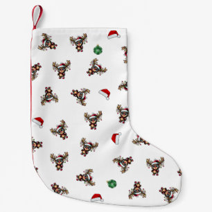 rendierkous met kerst kleine kerstsok