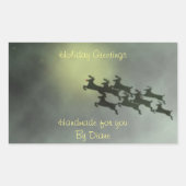 rendierlabels rechthoekige sticker (Voorkant)