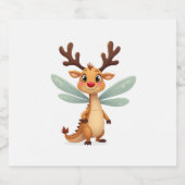 rendierlibel sparkling wijnetiket (Enkel label)