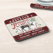 Rendierlijk Boerderij Rustic  Farmhouse Bier Onderzetter (Linkerzijde)