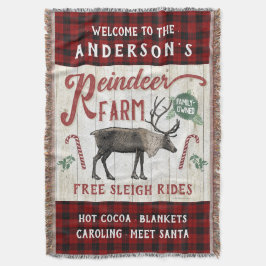 Rendierlijk Boerderij Rustic  Farmhouse Deken