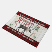 Rendierlijk Boerderij Rustic  Farmhouse Deurmat (Schuin)