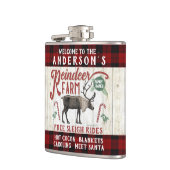 Rendierlijk Boerderij Rustic  Farmhouse Heupfles (Links)