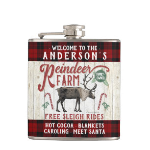 Rendierlijk Boerderij Rustic  Farmhouse Heupfles