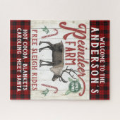 Rendierlijk Boerderij Rustic  Farmhouse Legpuzzel (Horizontaal)