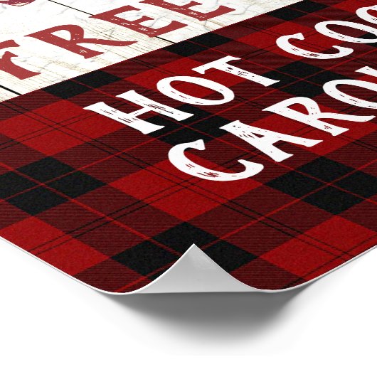 Rendierlijk Boerderij Rustic  Farmhouse Poster (Hoek)