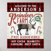 Rendierlijk Boerderij Rustic  Farmhouse Poster (Voorkant)