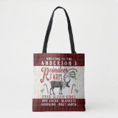 Rendierlijk Boerderij Rustic  Farmhouse Tote Bag (Voorkant)