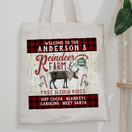 Rendierlijk Boerderij Rustic  Farmhouse Tote Bag