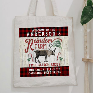 Rendierlijk Boerderij Rustic  Farmhouse Tote Bag