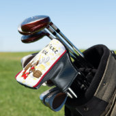 rendierlijk Drink grappig kerstteken Golfheadcover (Insitu)