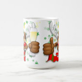 rendierlijk Drink grappig kerstteken Koffiemok (Center)