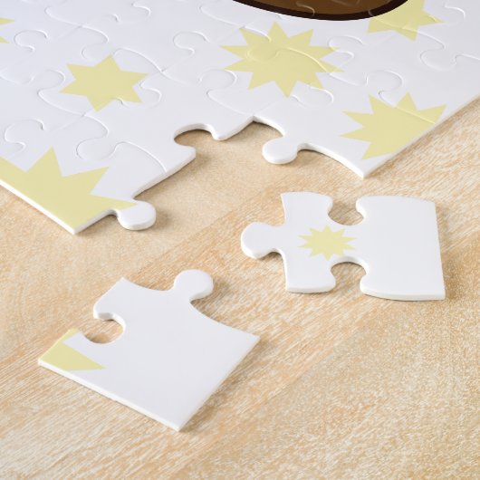 rendierlijk Drink grappig kerstteken Legpuzzel (Zijkant)