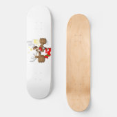 rendierlijk Drink grappig kerstteken Persoonlijk Skateboard (Voorkant)