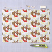 rendierlijk Drink grappig kerstteken Tissuepapier (Craft)