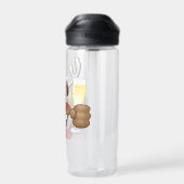 rendierlijk Drink grappig kerstteken Waterfles (Achterkant)