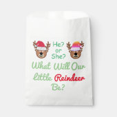 Rendierlijk geslacht onthullen bedankzakje (Voorkant)