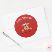 rendierlijk Kerst sticker (Envelop)