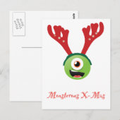 rendiermonster briefkaart (Voorkant / Achterkant)