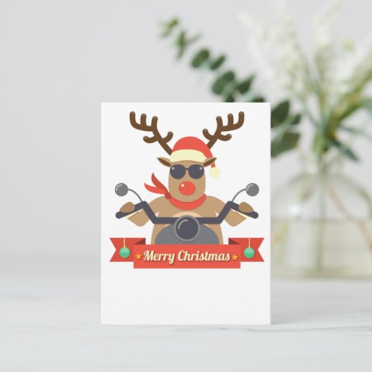 rendiermotoren briefkaart (Staand voorkant)