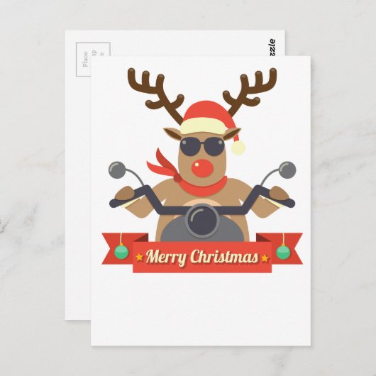 rendiermotoren briefkaart (Voorkant / Achterkant)