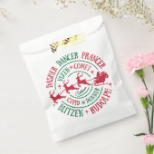 Rendiernamen Ronde Woordkunst Bedankzakje (Gezegeld)