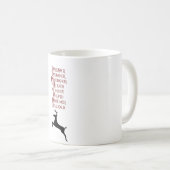 Rendiernamen Rudolph, Comet, Blixen Reindeer Koffiemok (Voorkant rechts)