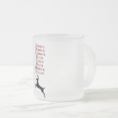 Rendiernamen Rudolph, Comet, Blixen Reindeer Matglas Koffiemok (Voorkant rechts)