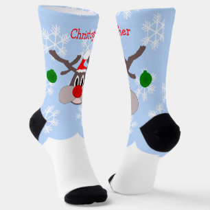 Rendierontwerp Kerstmis Sokken