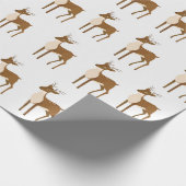 rendierpatroon cadeaupapier (Hoek)