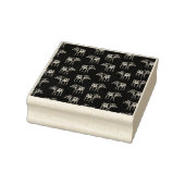  rendierpatroon Kerst & Dieren Zwart Rubberstempel (Stempel)